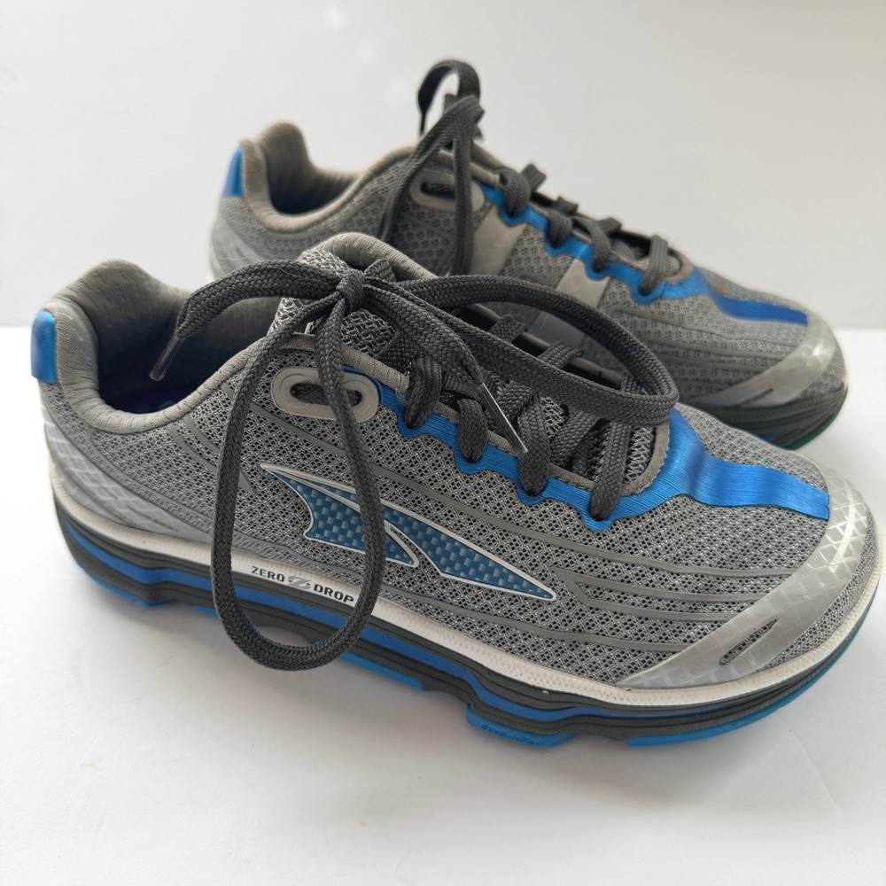 Altra Repetition Zero Drop Running Shoes Womens 6.5 Gray Blue A2345-1-065